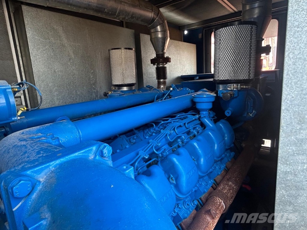 MAN 700 KVA Notstromaggregat 560 KW Generator 12 Dieselgeneratorer