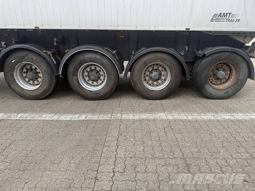 MTDK Tipper / Alukastenmulde Kipper 37 m3 Kippladerauflieger