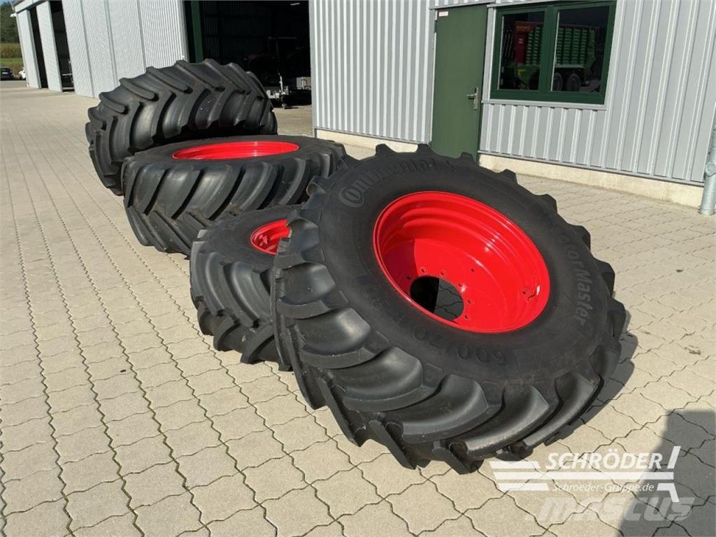 Fendt 2X 600/70R30 + 2X 710/70R42 CONTINENTA الإطارات والعجلات والحافات