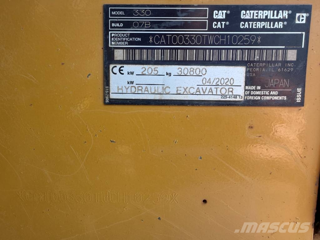 CAT 330 07B Rupsgraafmachines