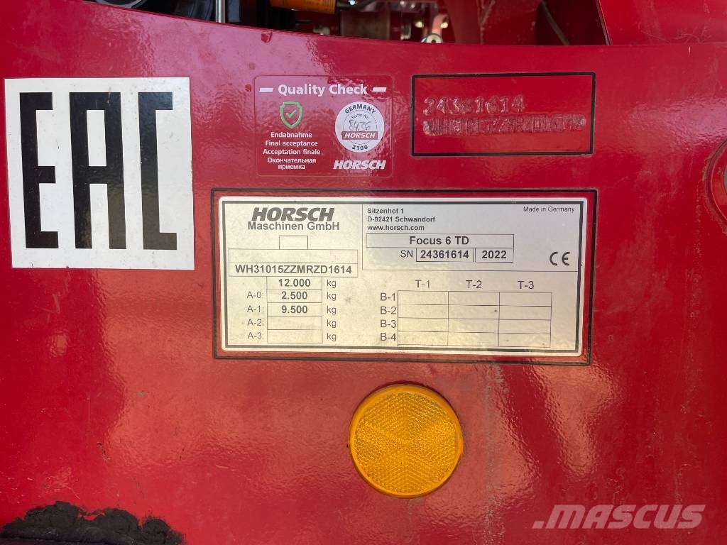 Horsch Focus 6 TD Sijačice