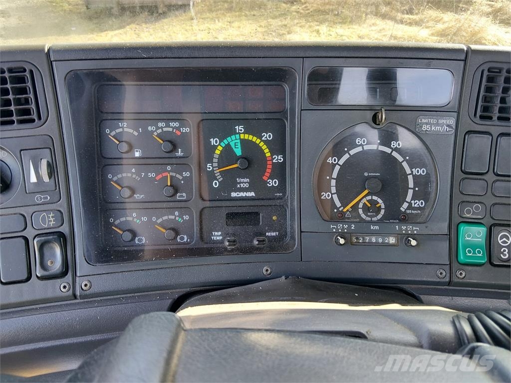 Scania 124G 6x2 شاحنات الرافعات الخطافية