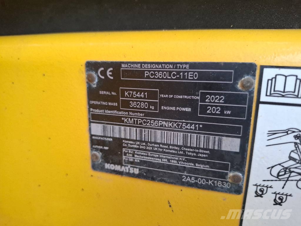 Komatsu PC 360 LC-11 Rupsgraafmachines