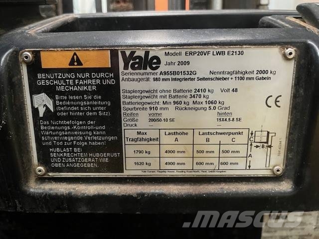 Yale ERP 20 VF Elektrische heftrucks