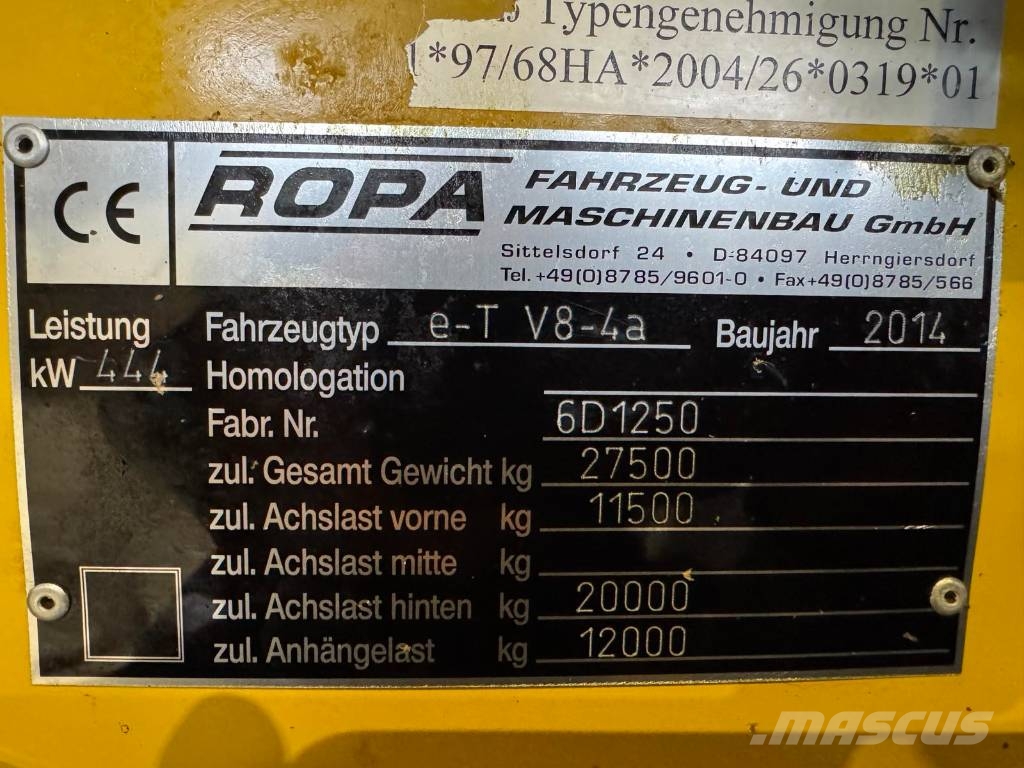 Ropa EURO Tiger 4 XL Комбайни за корени