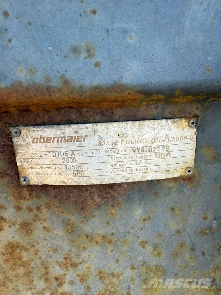 Obermaier tandem driezijdige kipper Kipper