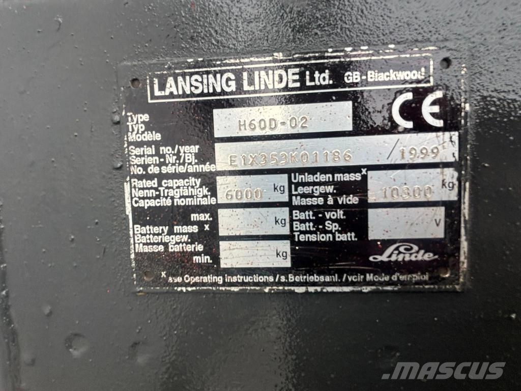 Linde H60 Heftruck Diesel Dizelski viličarji