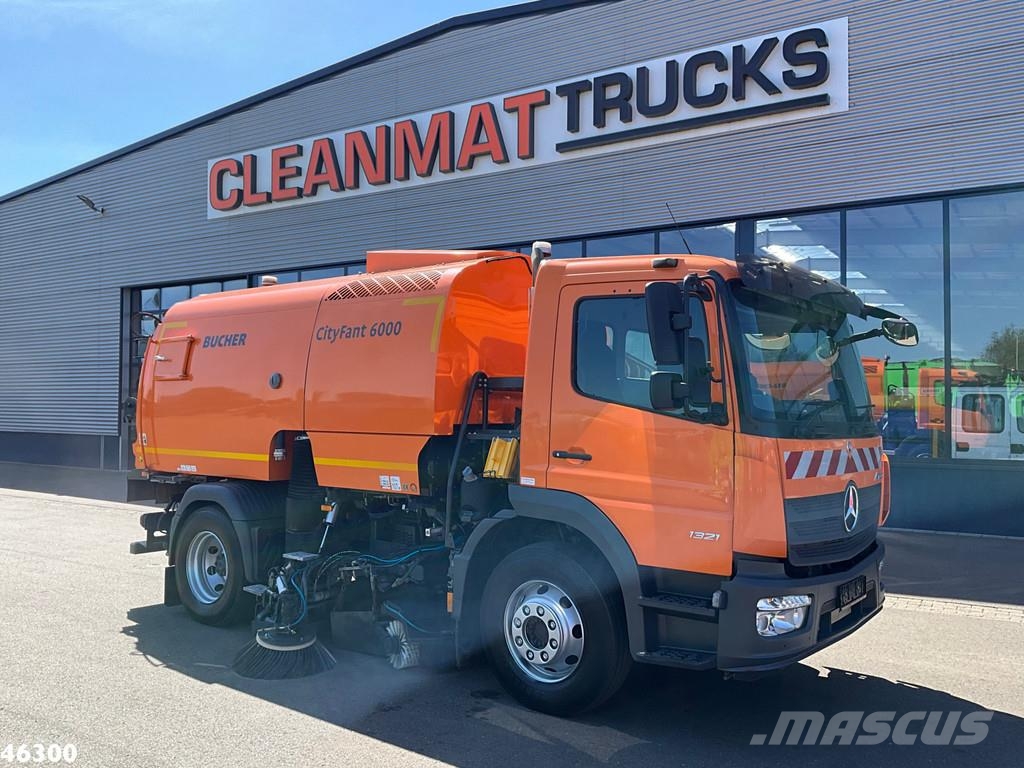 Mercedes-Benz Atego 1321 Euro 6 Bucher Cityfant 6000 Just 43.842 Lakaisuautot