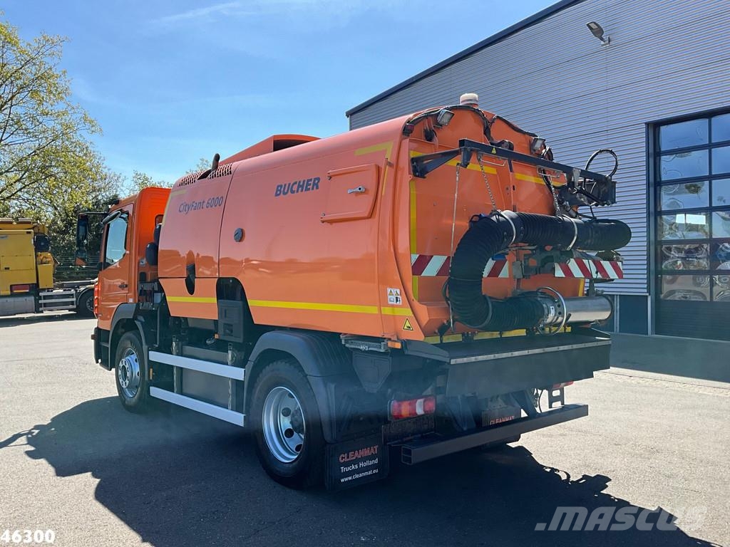 Mercedes-Benz Atego 1321 Euro 6 Bucher Cityfant 6000 Just 43.842 Lakaisuautot