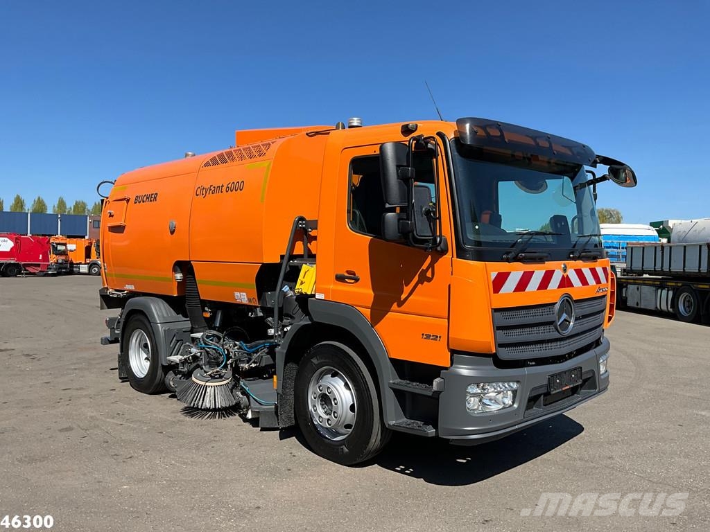 Mercedes-Benz Atego 1321 Euro 6 Bucher Cityfant 6000 Just 43.842 Lakaisuautot