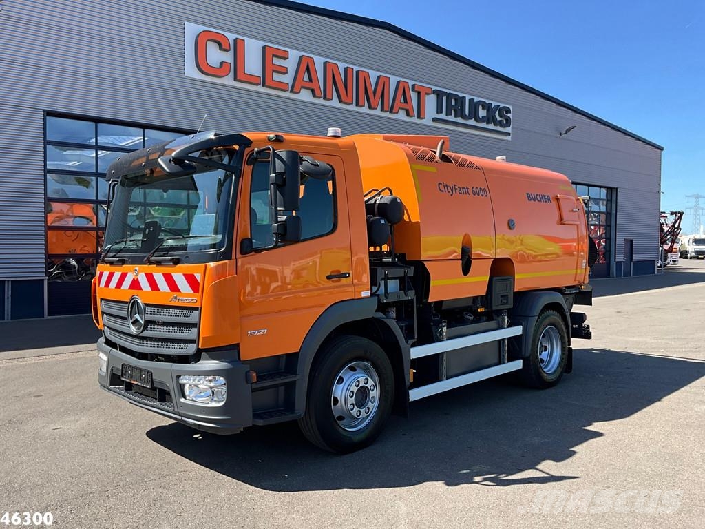 Mercedes-Benz Atego 1321 Euro 6 Bucher Cityfant 6000 Just 43.842 Lakaisuautot