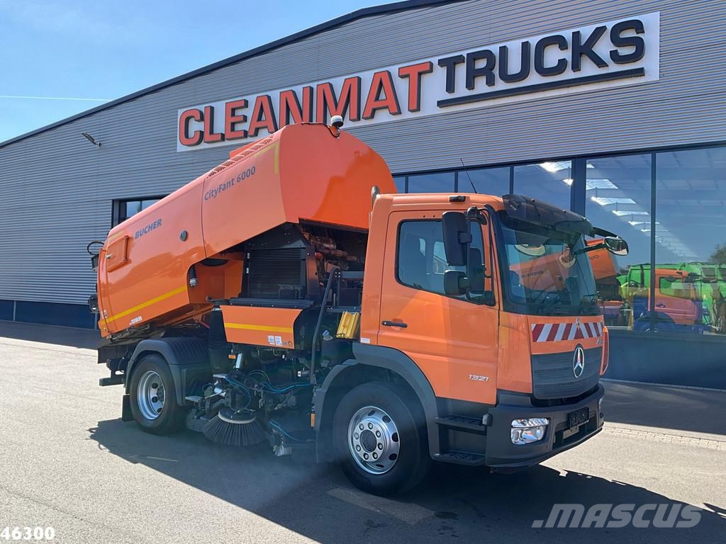 Mercedes-Benz Atego 1321 Euro 6 Bucher Cityfant 6000 Just 43.842 Lakaisuautot