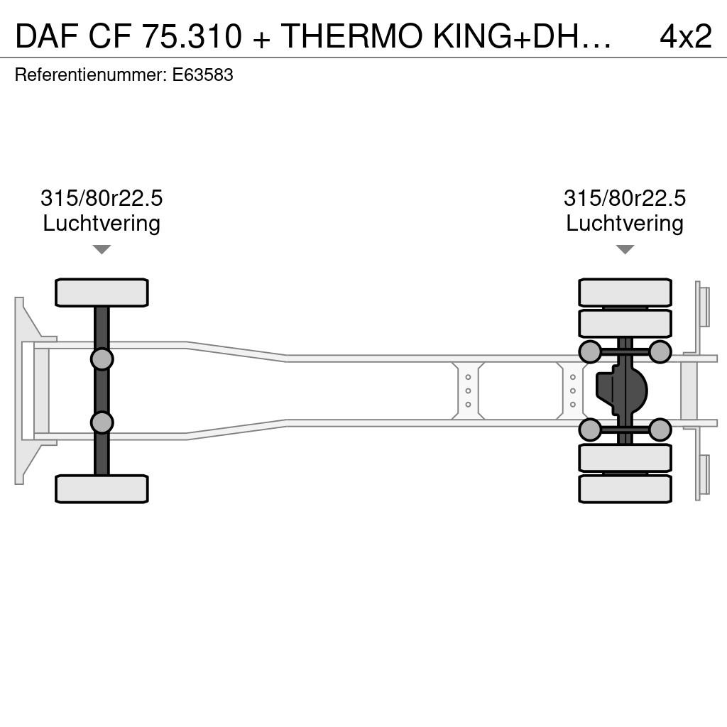 DAF CF 75.310 + THERMO KING+DHOLLANDIA Kamioni hladnjače