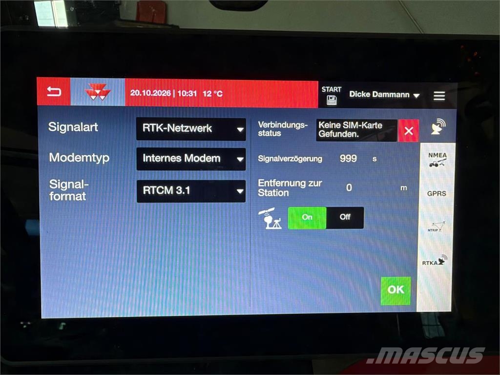 Massey Ferguson 8732S Dyna-VT Exclusive GPS Gewährleist bis 3500Bh Трактора