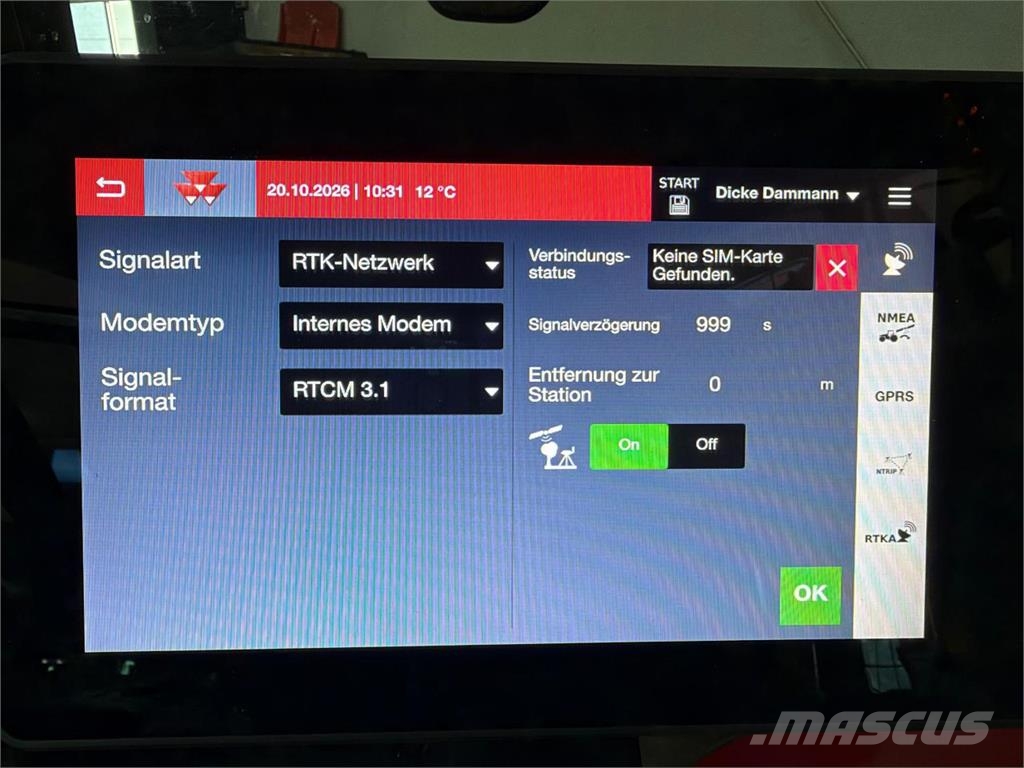 Massey Ferguson 8732S Dyna-VT Exclusive GPS Gewährleist bis 3500Bh الجرارات