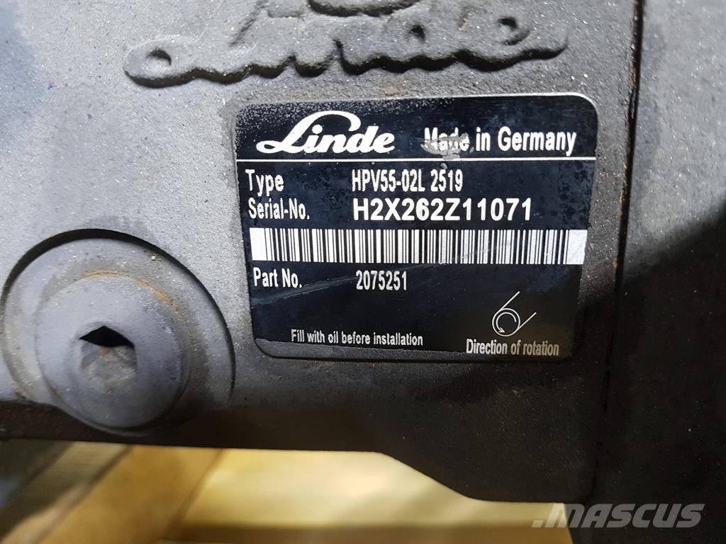 Linde HPV55-02L - Vögele - 2075251 -Drive pump/Fahrpumpe Hidraulika