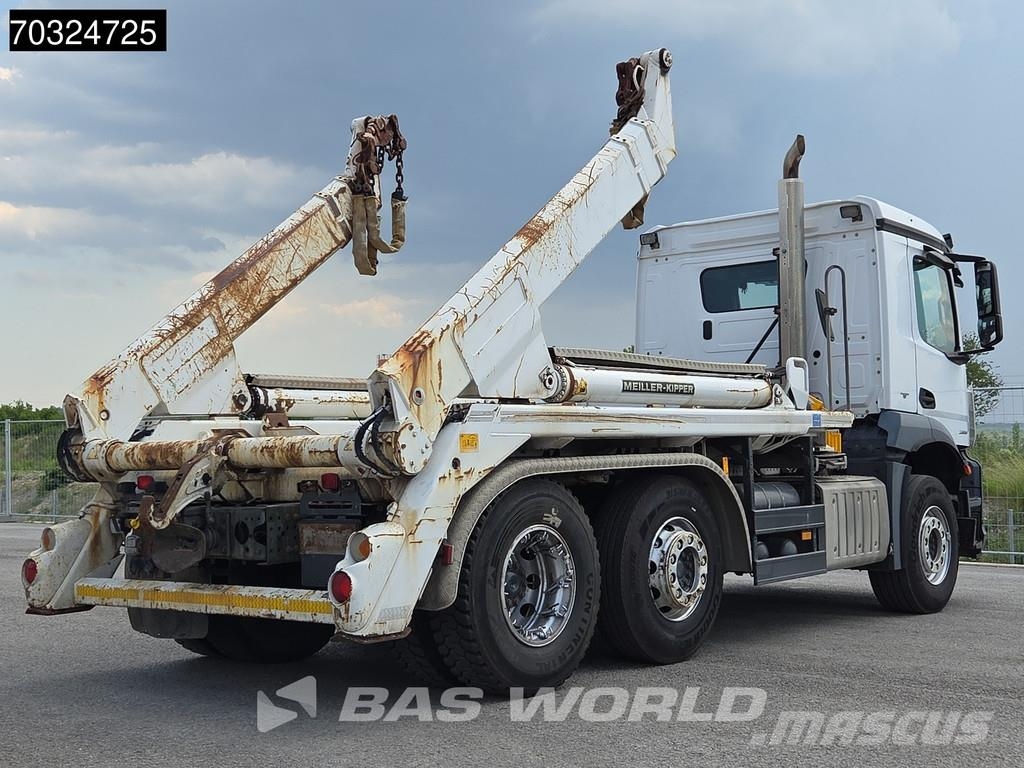 Mercedes-Benz Actros 2533 6X2 Meiller AK 16 MT Absetzkipper stee Nostovarsi-vaihtolavakuorma-autot