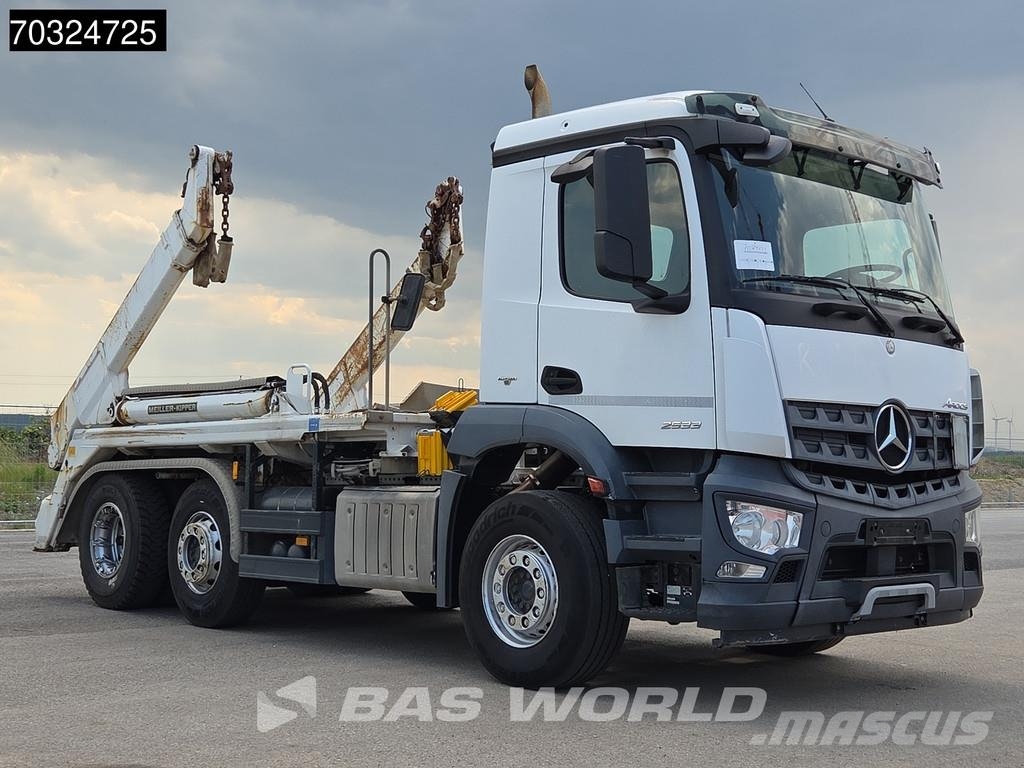 Mercedes-Benz Actros 2533 6X2 Meiller AK 16 MT Absetzkipper stee Nostovarsi-vaihtolavakuorma-autot