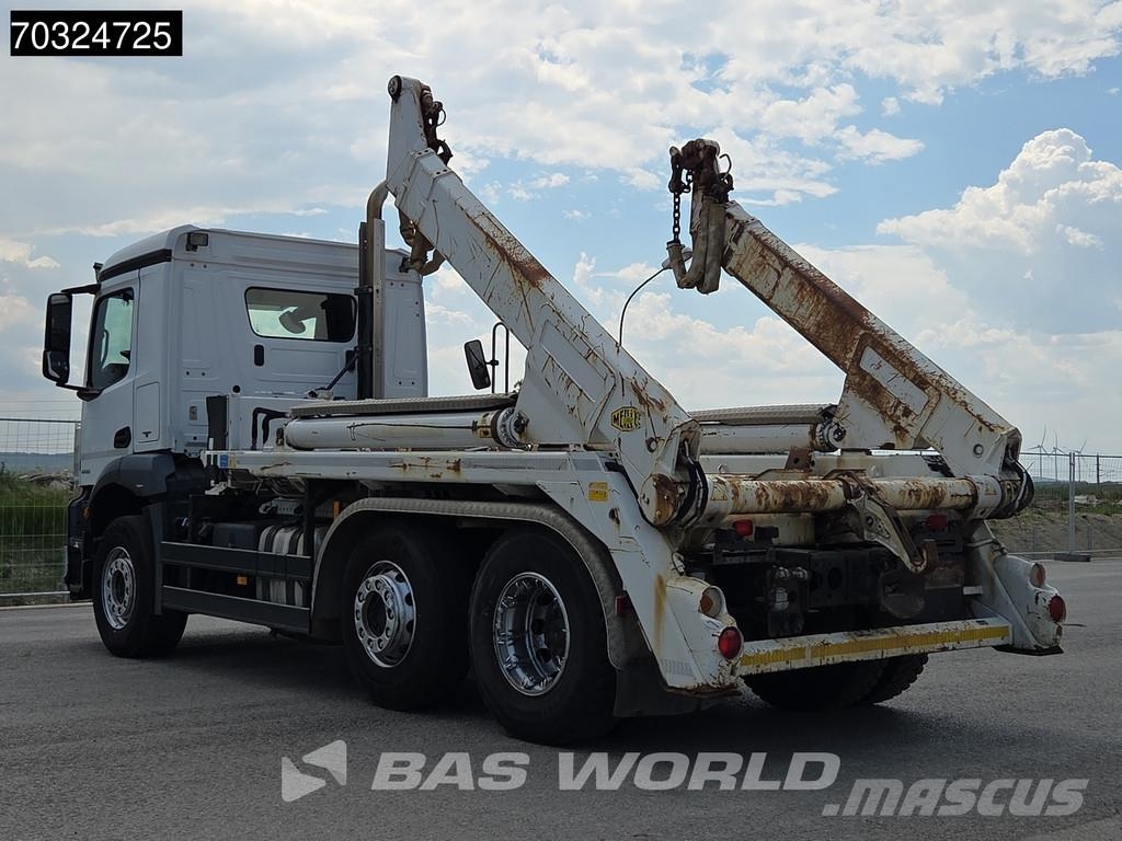 Mercedes-Benz Actros 2533 6X2 Meiller AK 16 MT Absetzkipper stee Nostovarsi-vaihtolavakuorma-autot