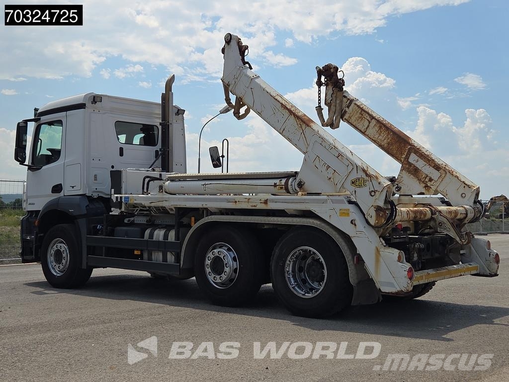 Mercedes-Benz Actros 2533 6X2 Meiller AK 16 MT Absetzkipper stee Nostovarsi-vaihtolavakuorma-autot