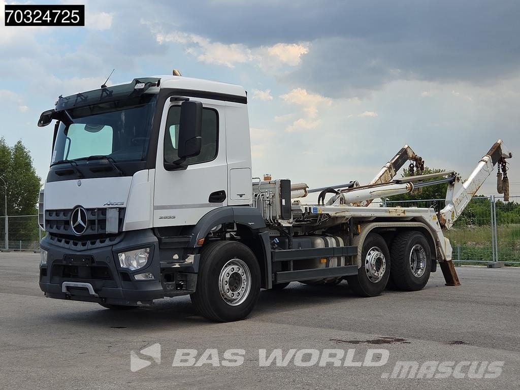 Mercedes-Benz Actros 2533 6X2 Meiller AK 16 MT Absetzkipper stee Nostovarsi-vaihtolavakuorma-autot