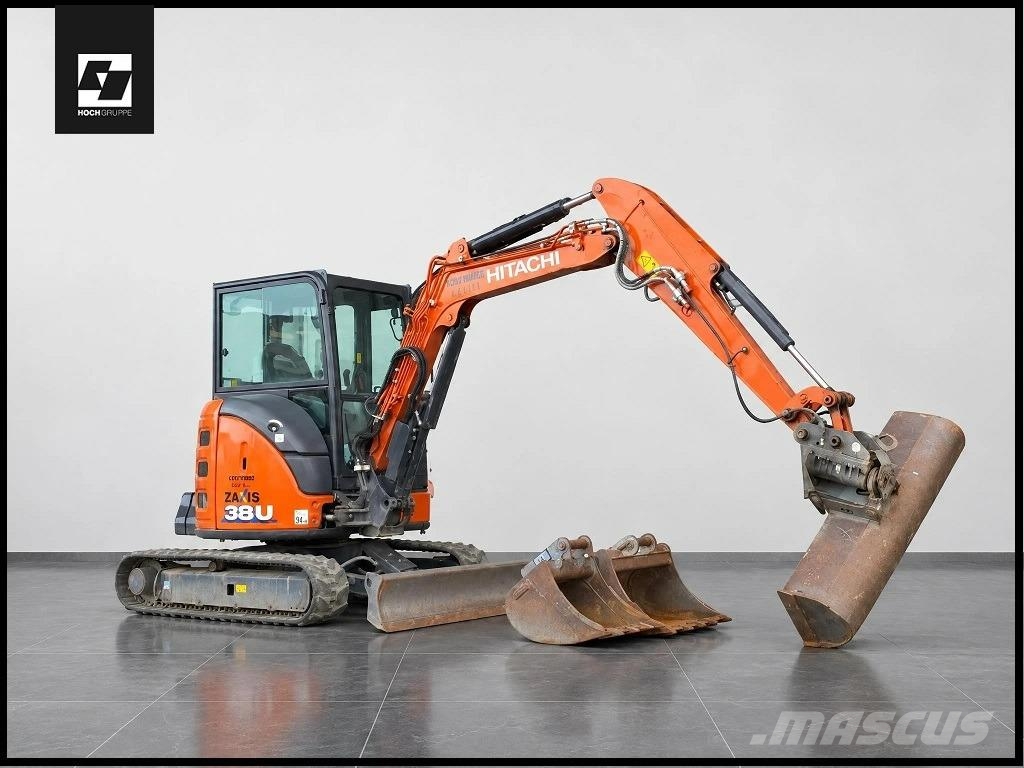 Hitachi ZX38U-6 CLR Power-Tilt HS03 KLIMA Löffelset Minikoparki