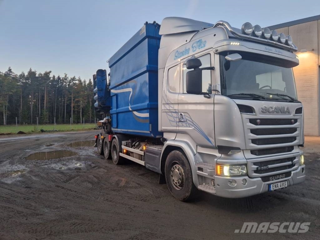 Scania R 580 LB Picadores de madeira