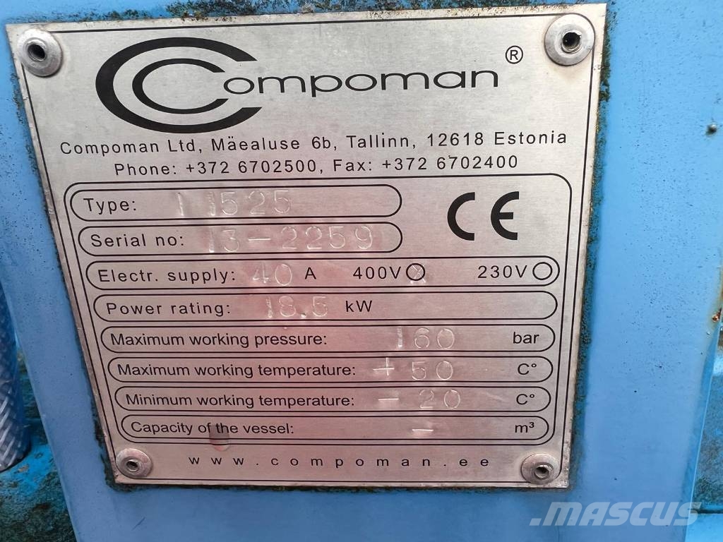 Compoman Skip Compactor Prügipressid