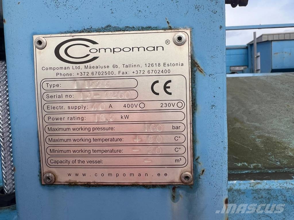 Compoman Skip Compactor Prügipressid