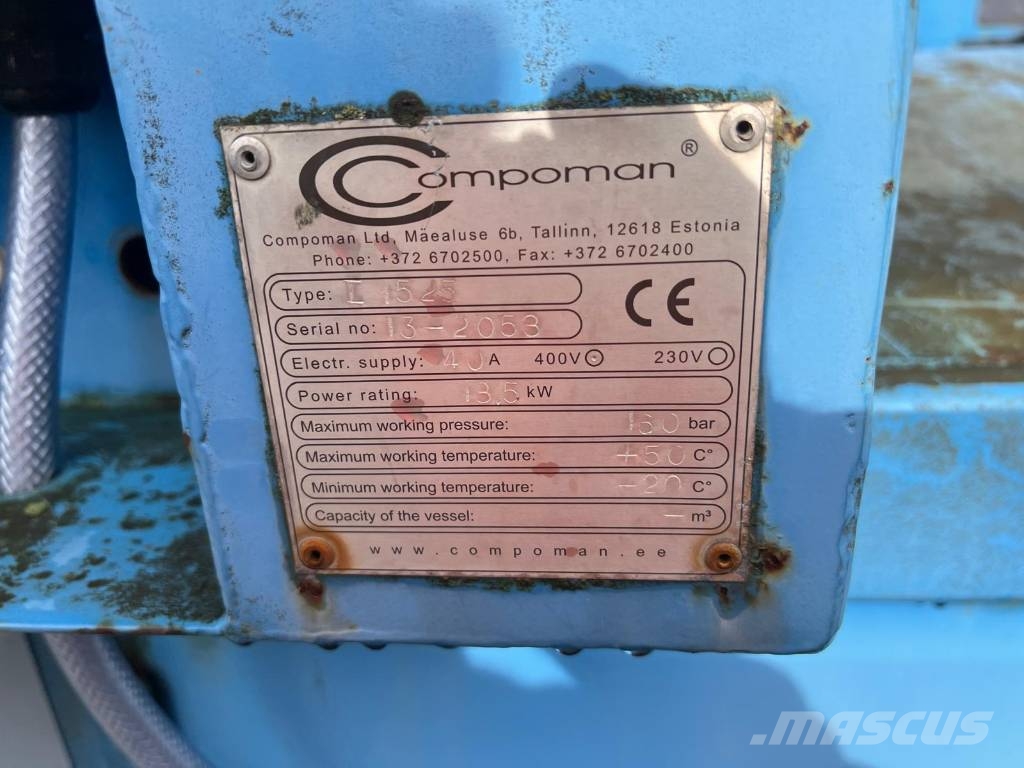Compoman Skip Compactor Prügipressid
