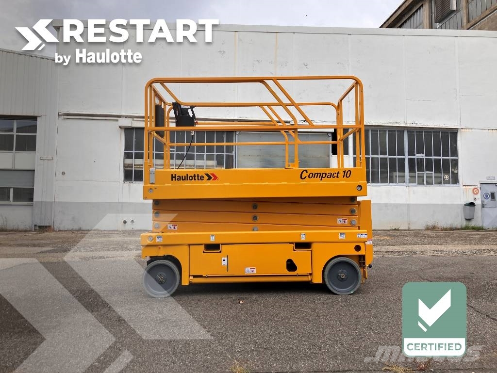 HAULOTTE COMPACT10 - NEW BATTERIES 4 NEW WHEELS Šķerveida pacēlāji