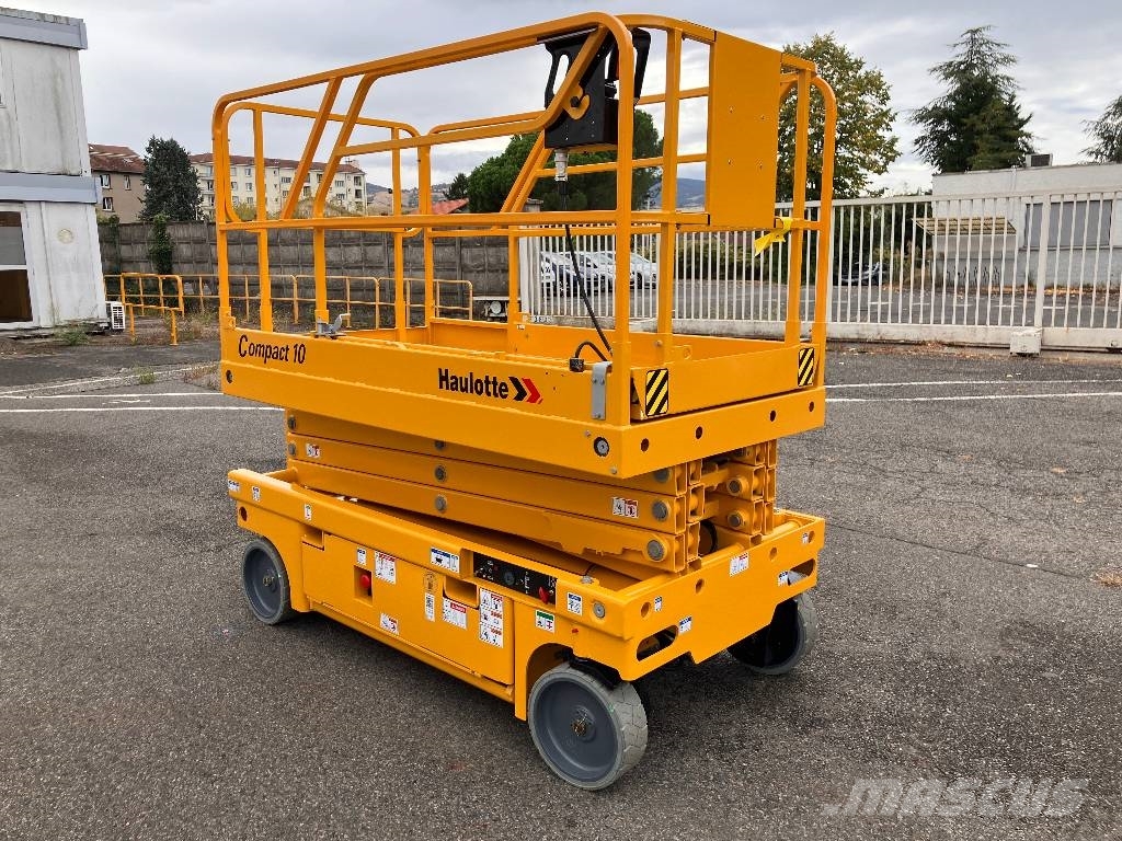 HAULOTTE COMPACT10 - NEW BATTERIES 4 NEW WHEELS Šķerveida pacēlāji
