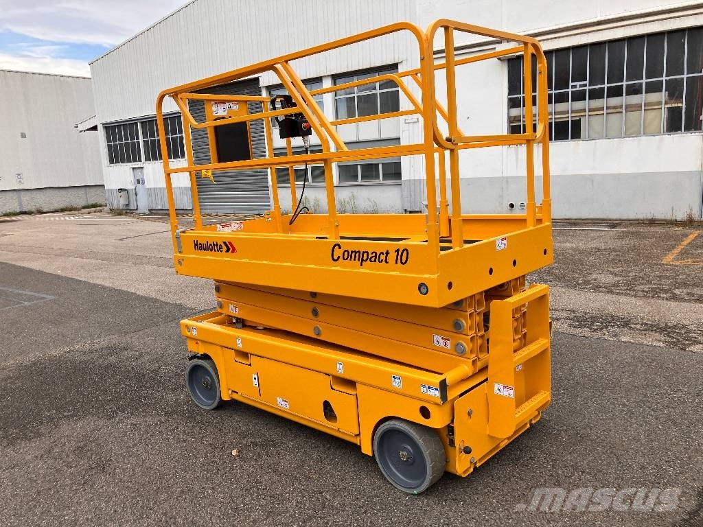 HAULOTTE COMPACT10 - NEW BATTERIES 4 NEW WHEELS Šķerveida pacēlāji