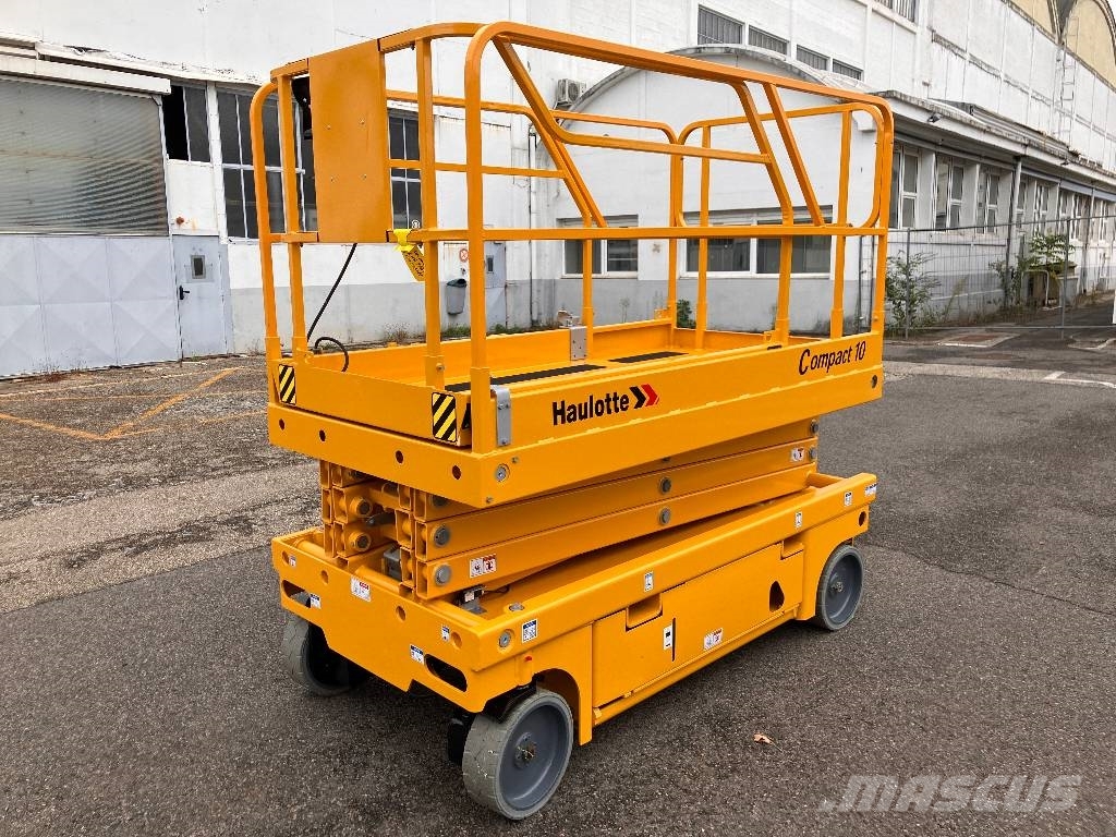 HAULOTTE COMPACT10 - NEW BATTERIES 4 NEW WHEELS Šķerveida pacēlāji