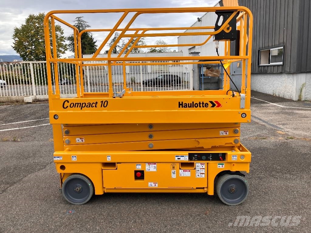 HAULOTTE COMPACT10 - NEW BATTERIES 4 NEW WHEELS Šķerveida pacēlāji