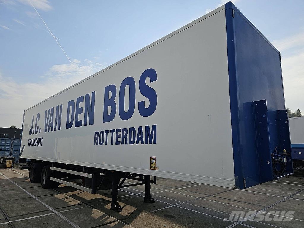 Groenewegen DRO-12-20 B CITY 2 AXEL STEER LIFT Noslēgtās piekabes