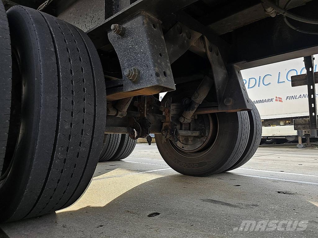 Groenewegen DRO-12-20 B CITY 2 AXEL STEER LIFT Noslēgtās piekabes