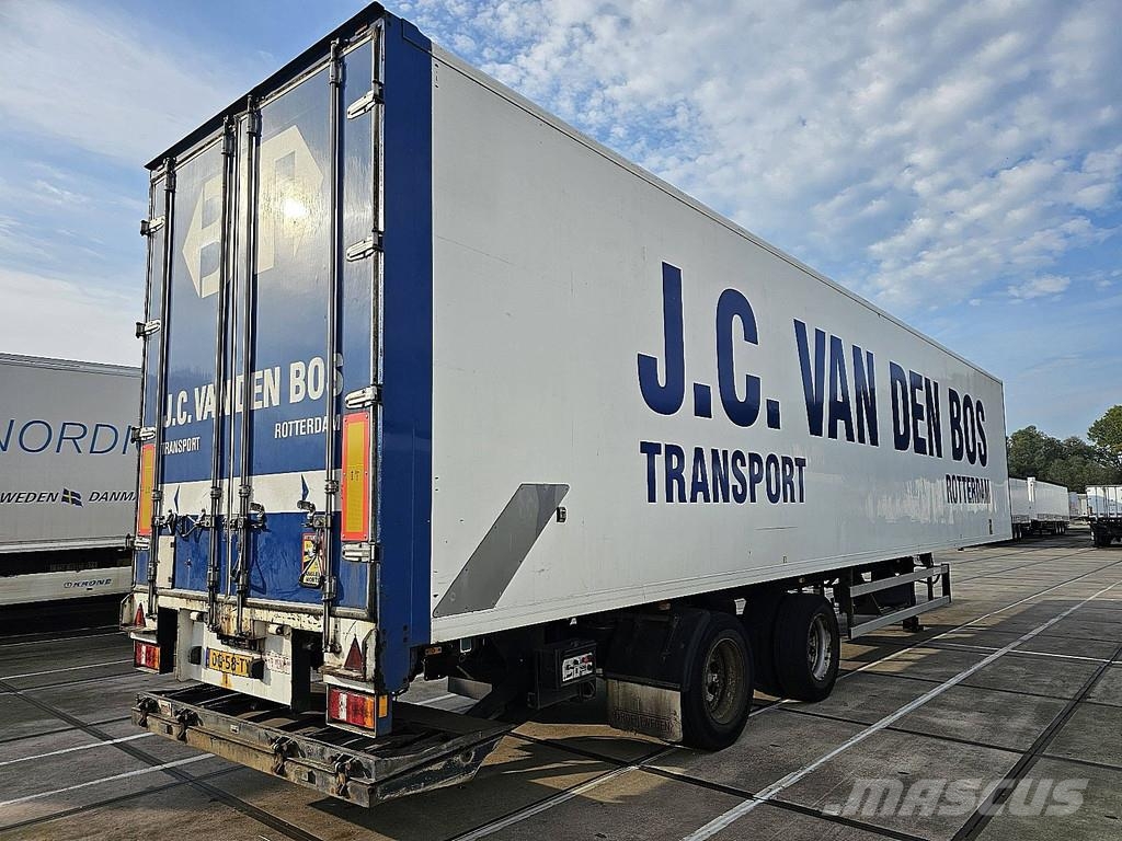 Groenewegen DRO-12-20 B CITY 2 AXEL STEER LIFT Noslēgtās piekabes