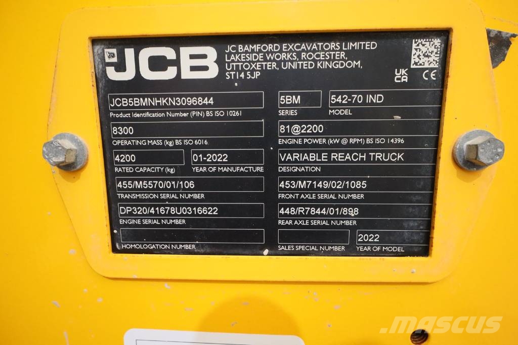 JCB 542-70 INDUSTRY PLUS Teleskoplader