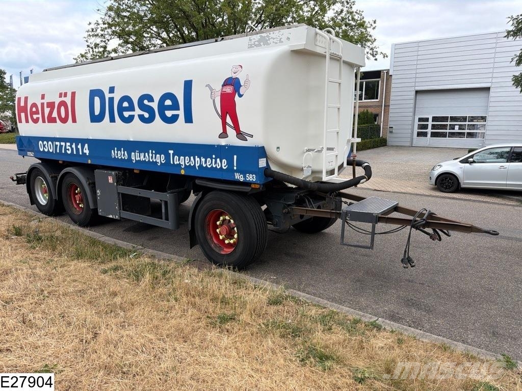 Esterer Tank 24200 L, 3 Comp, Fuel Tsisternhaagised