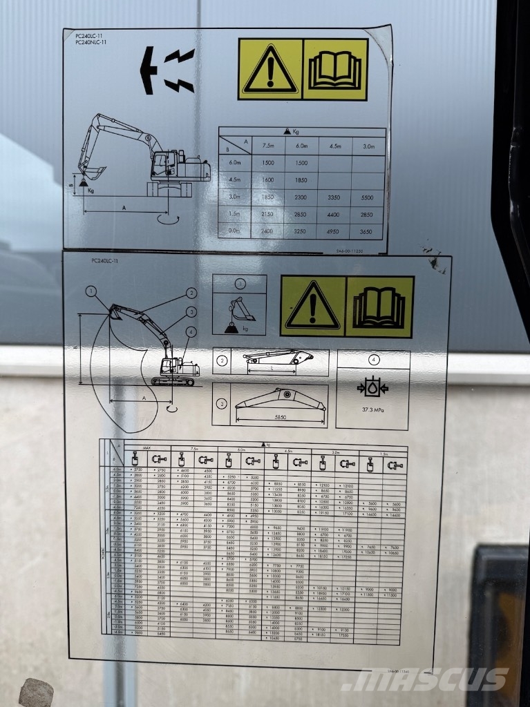Komatsu PC 240 LC-11E0 - PC240 - PC 240-11 - PC 210 - 290 Εκσκαφείς με ερπύστριες