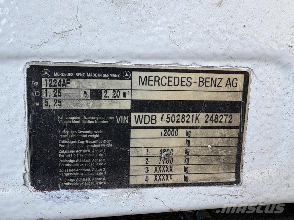 Mercedes-Benz SK  1224 + 4X4 + 14173 KM + EURO 2 + retarder + pt Camiones chasis