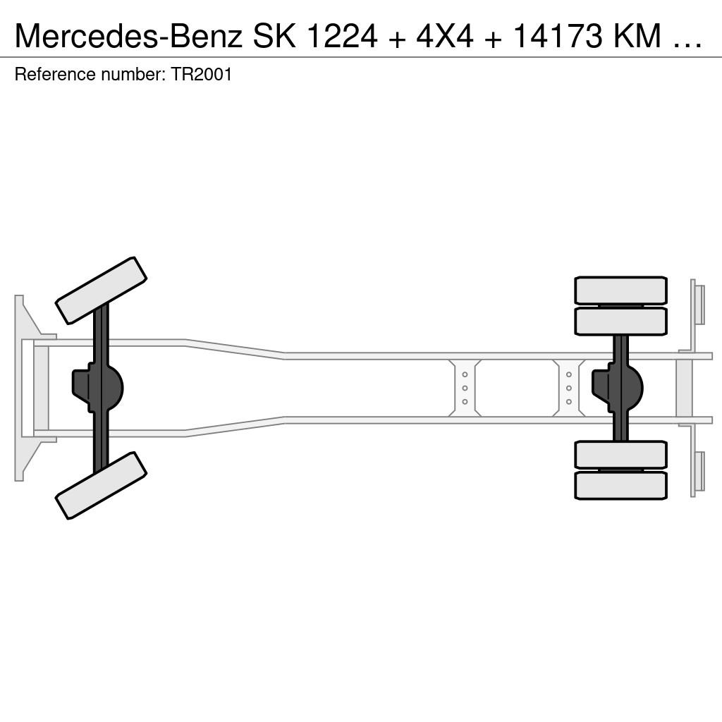 Mercedes-Benz SK  1224 + 4X4 + 14173 KM + EURO 2 + retarder + pt Camiones chasis