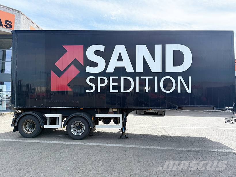 Kel-Berg 2 axle Link Box trailer / Link-Kofferauflieger Gesloten opleggers