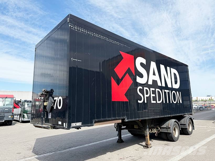 Kel-Berg 2 axle Link Box trailer / Link-Kofferauflieger Gesloten opleggers