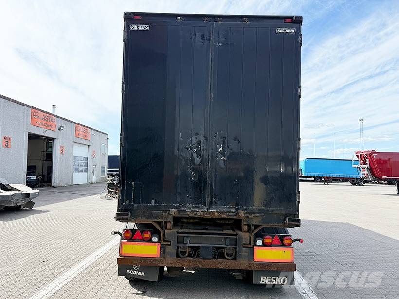 Kel-Berg 2 axle Link Box trailer / Link-Kofferauflieger Gesloten opleggers