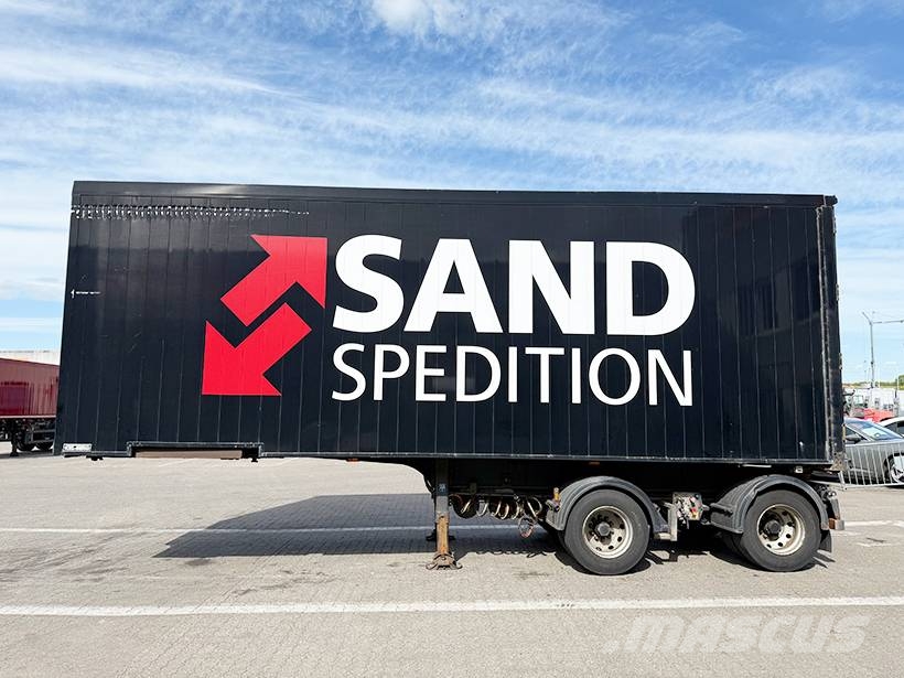 Kel-Berg 2 axle Link Box trailer / Link-Kofferauflieger Gesloten opleggers