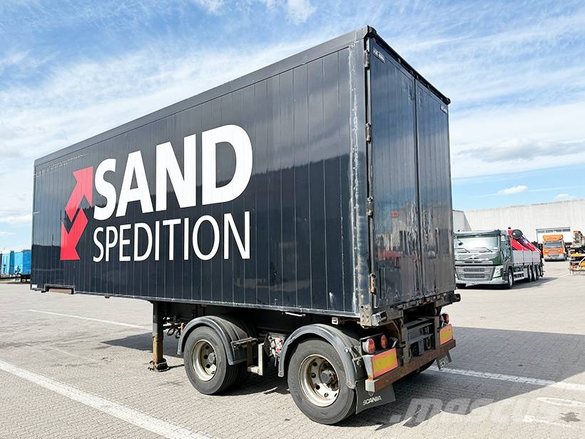 Kel-Berg 2 axle Link Box trailer / Link-Kofferauflieger Gesloten opleggers
