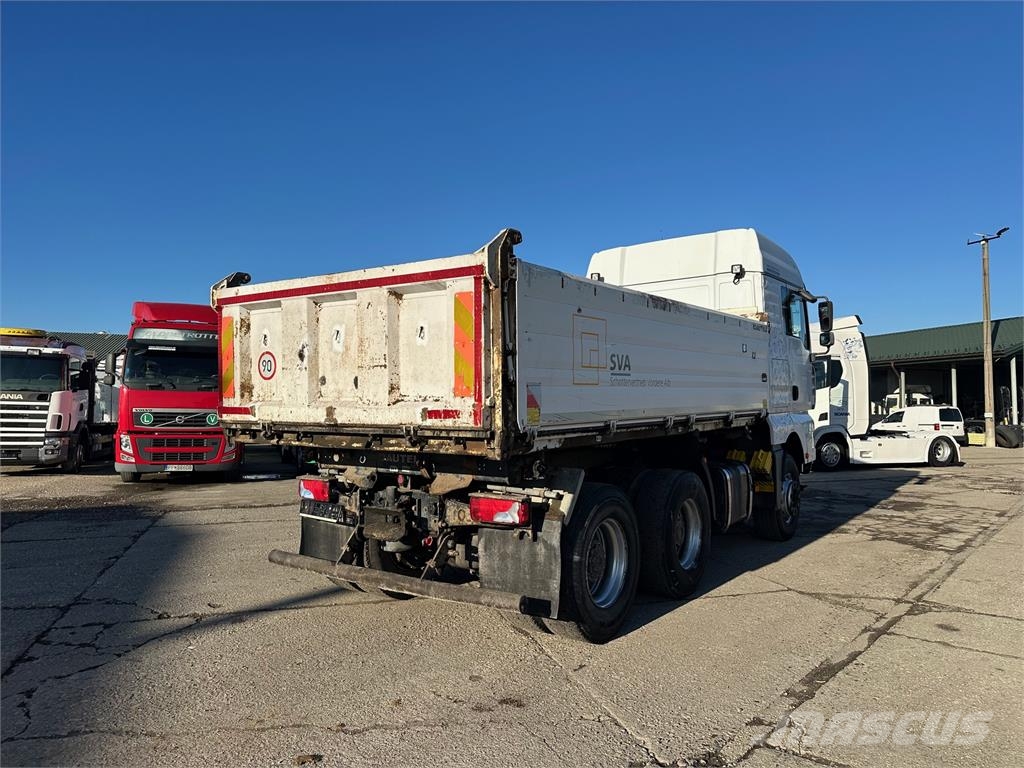 MAN TGA 26.480 6x4 threesided strickling 10m3, 697 Kipper