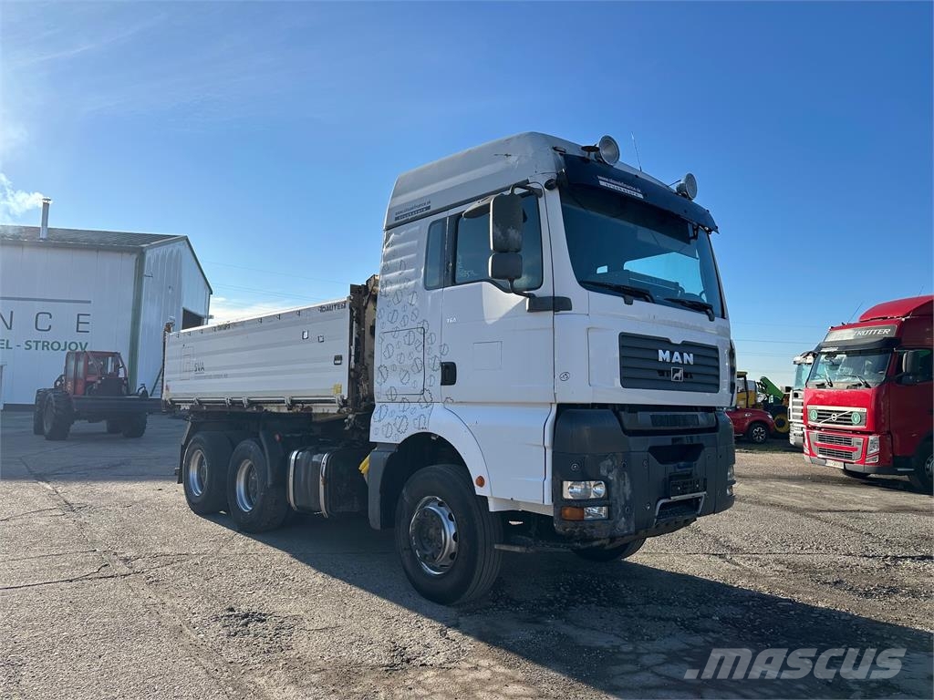 MAN TGA 26.480 6x4 threesided strickling 10m3, 697 Kipper